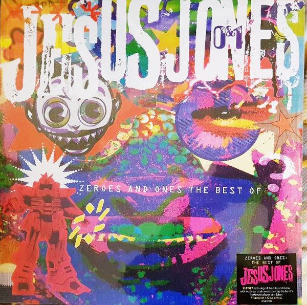 JESUS JONES Zeroes &amp; Ones Best Of 2LP GOLD VINYL NEW &amp; SEALED