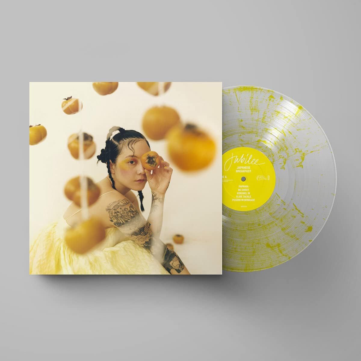 JAPANESE BREAKFAST Jubilee CLEAR WITH YELLOW SWIRL NEW &amp; SEALED