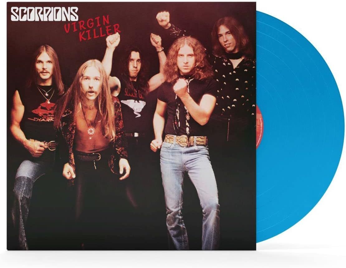 SCORPIONS Virgin Killer REMASTERED 180gm BLUE VINYL NEW &amp; SEALED