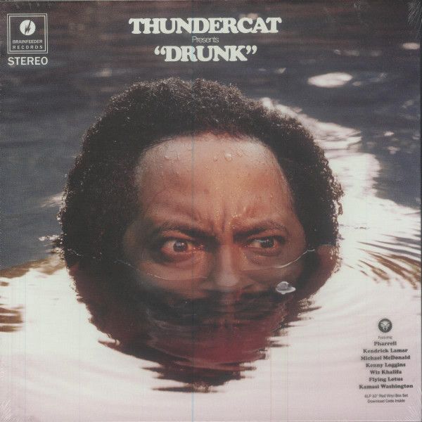 THUNDERCAT Drunk 4x10&quot; RED VINYL BOX SET 45RPM NEW &amp; SEALED