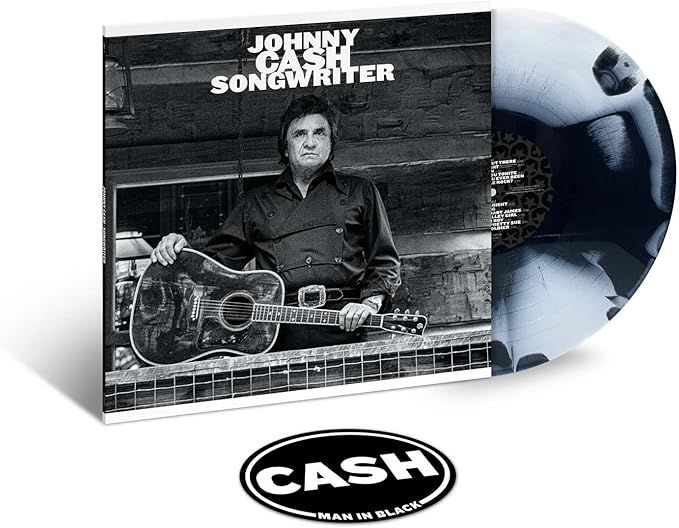 JOHNNY CASH Songwriter BLACK &amp; WHITE VINYL NEW &amp; SEALED