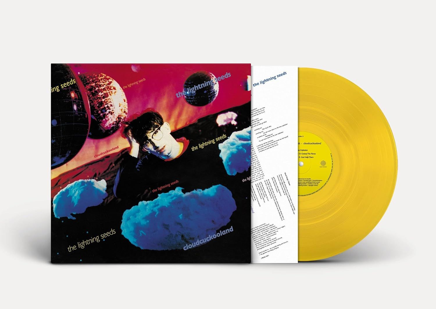 LIGHTNING SEEDS Cloudcuckooland REMASTERED YELLOW VINYL NEW &amp; SEALED