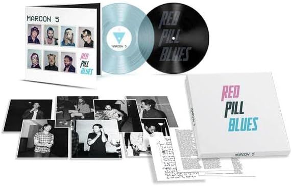 MAROON 5 Red Pill Blues 2LP 1 BLUE LP + Single Sided Etched  BOX SET LP NEW &amp; SEALED