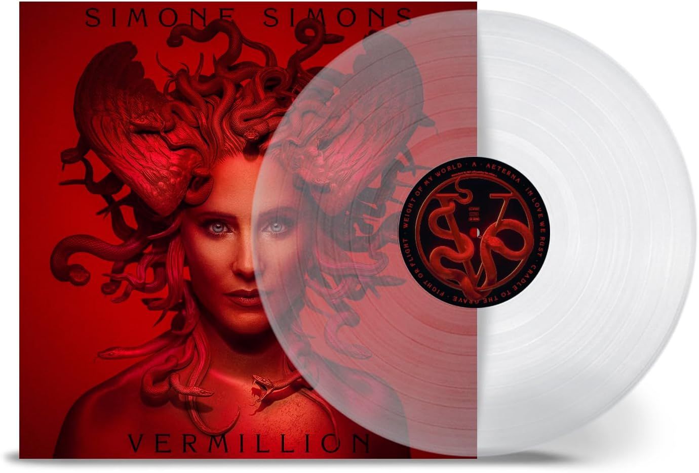 SIMONE SIMONS Vermillion CLEAR VINYL NEW &amp; SEALED