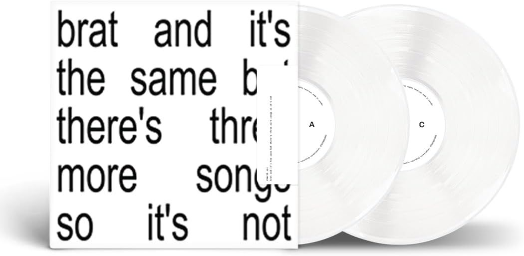 CHARLI XCX Brat and it&#39;s the same but there&#39;s three more songs so it&#39;s not(2LP WHITE VINYL NEW &amp; SEALED