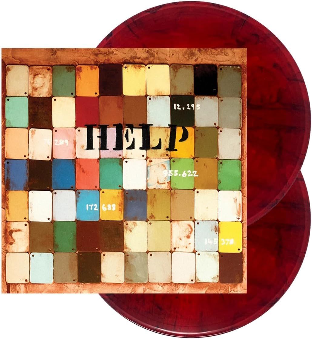 HELP VARIOUS ARTISTS 2LP RED WITH BLACK SMOKE VINYL NEW &amp; SEALED