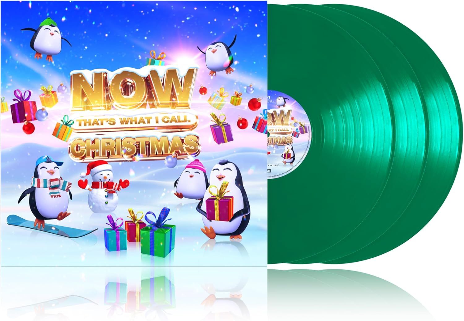 NOW THAT&#39;S WHAT I CALL CHRISTMAS 3LP GREEN VINYL NEW &amp; SEALED