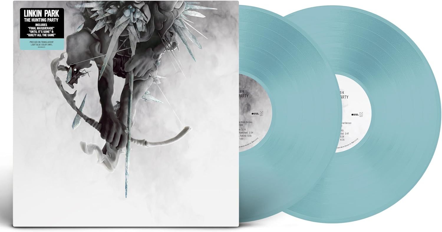 LINKIN PARK The Hunting Party 2LP BLUE VINYL SIDE D ETCHED NEW &amp; SEALED