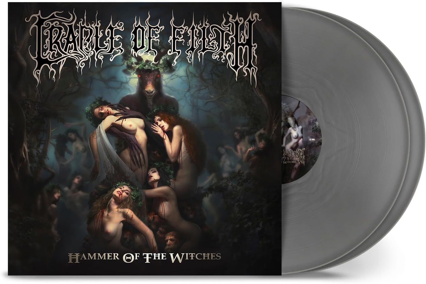 CRADLE OF FILTH Hammer Of The Witches 2LP SILVER VINYL NEW &amp; SEALED