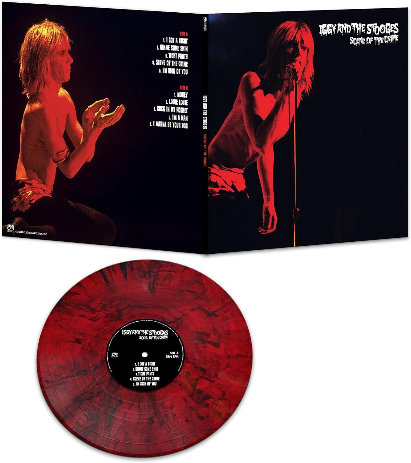 IGGY AND THE STOOGES Scene Of The Crime RED VINYL NEW &amp; SEALED