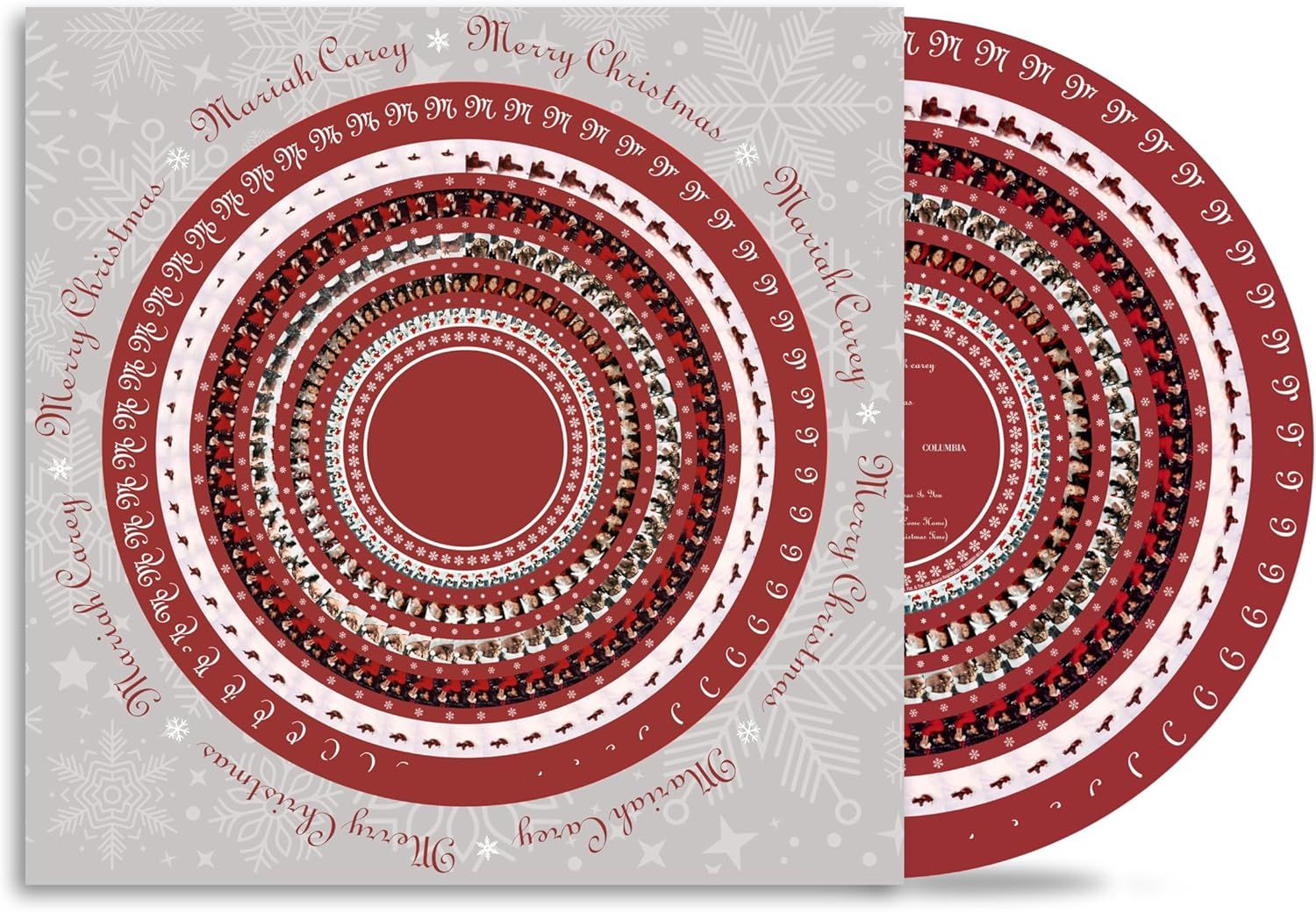 MARIAH CAREY Merry Christmas ZOETROPE PICTURE DISC NEW &amp; SEALED
