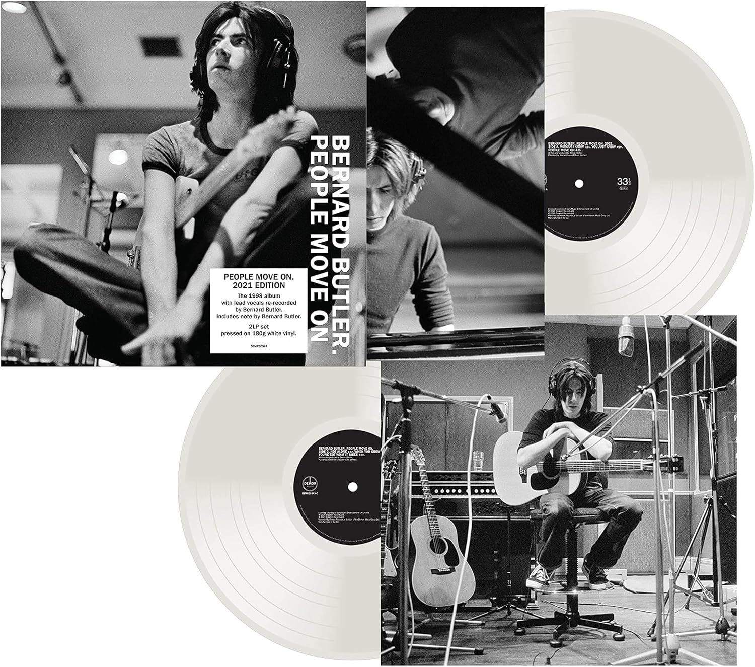 BERNARD BUTLER People Move On 180gm WHITE VINYL NEW &amp; SEALED