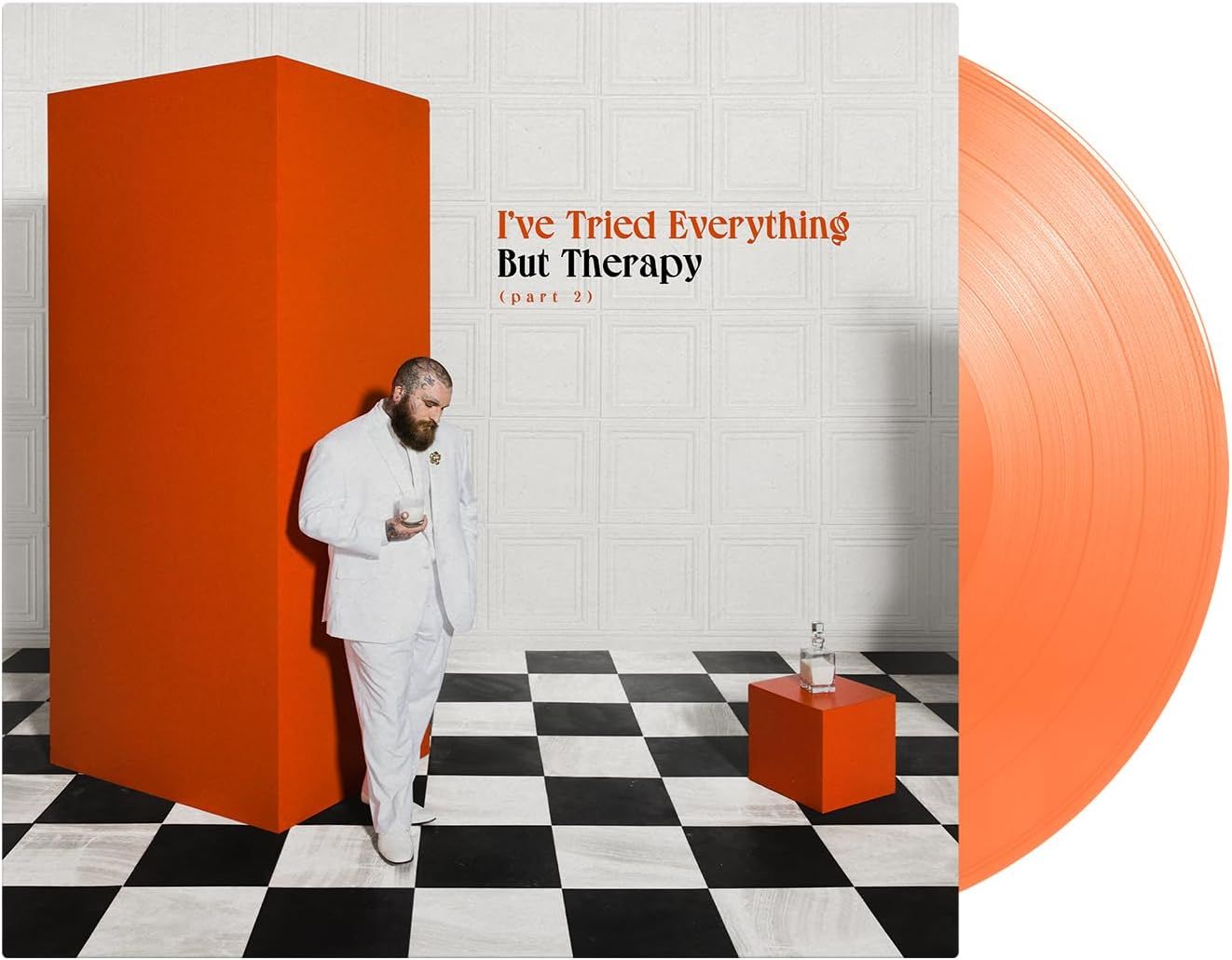 TEDDY SWIMS I&#39;ve Tried Everything But Therapy (Part 2) ORANGE VINYL NEW &amp; SEALED
