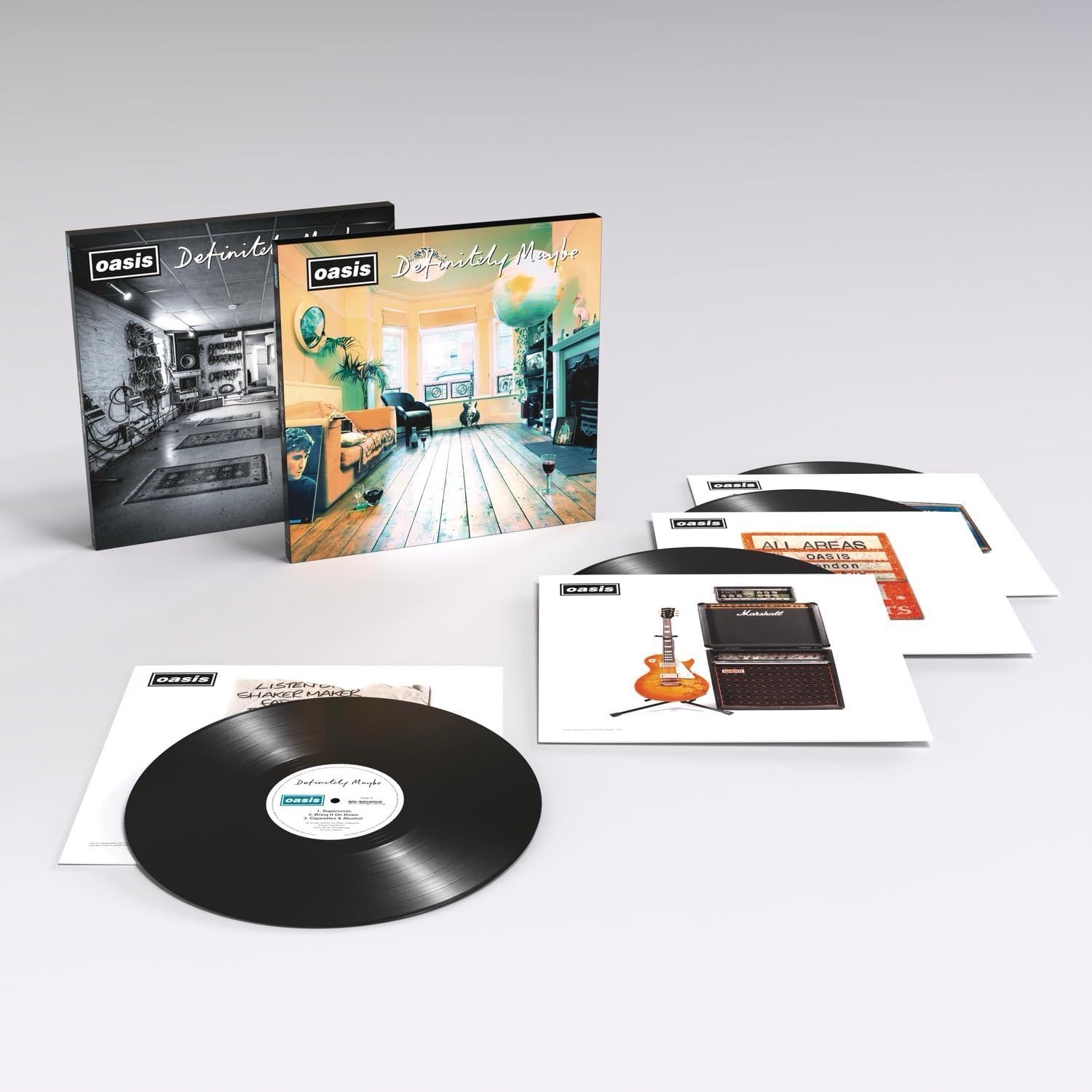 OASIS Definitely Maybe 4LP Remastered 30th Anniversary BOX SET NEW &amp; SEALED