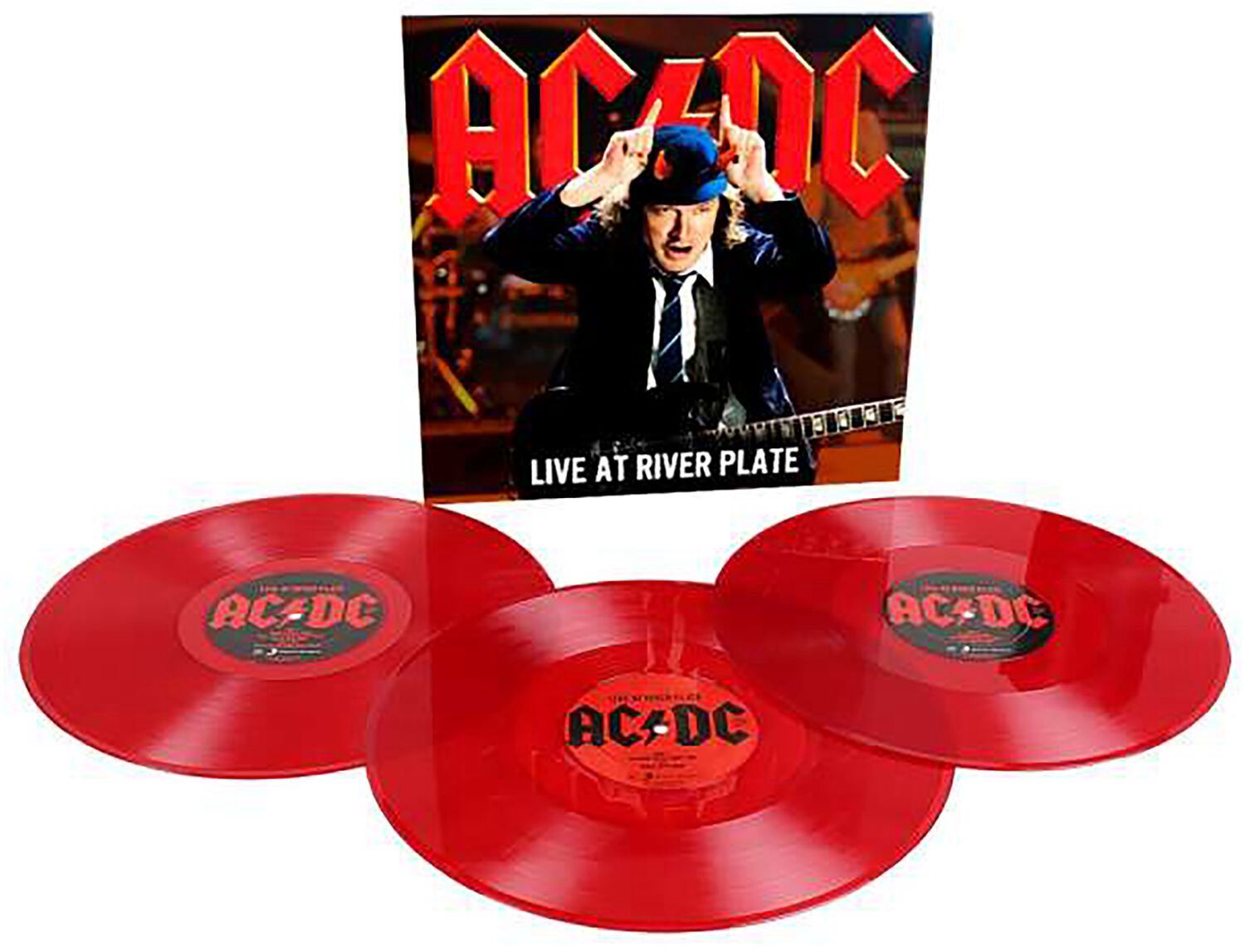 AC/DC Live At River Plate 3LP RED VINYL NEW &amp; SEALED