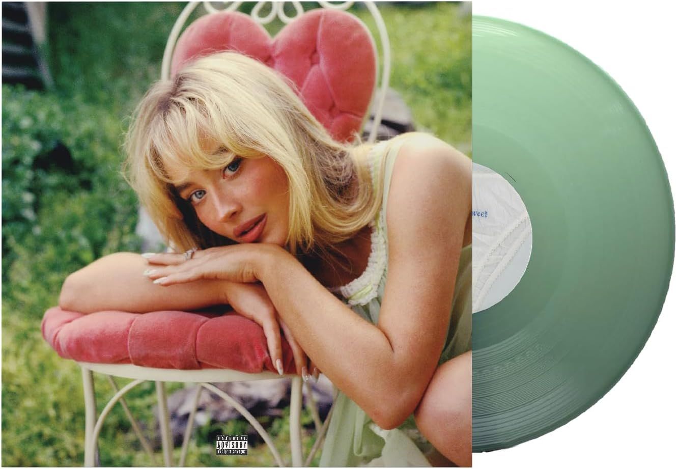 SABRINA CARPENTER Short N&#39; Sweet Green Transparent [Vintage Bottle] Alternate Cover NEW &amp; SEALED