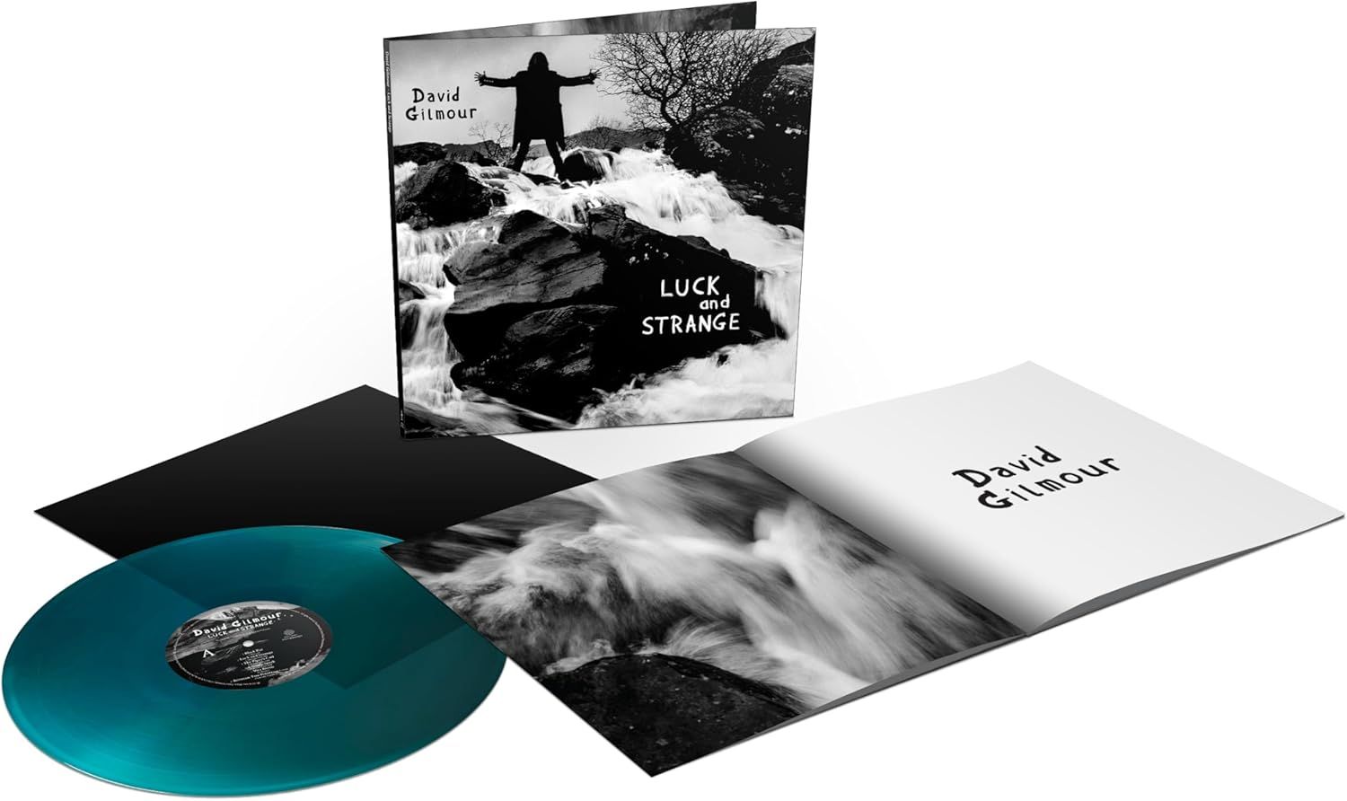 DAVID GILMOUR Luck &amp; Strange TRANSPARRENT BLUE VINYL NEW &amp; SEALED