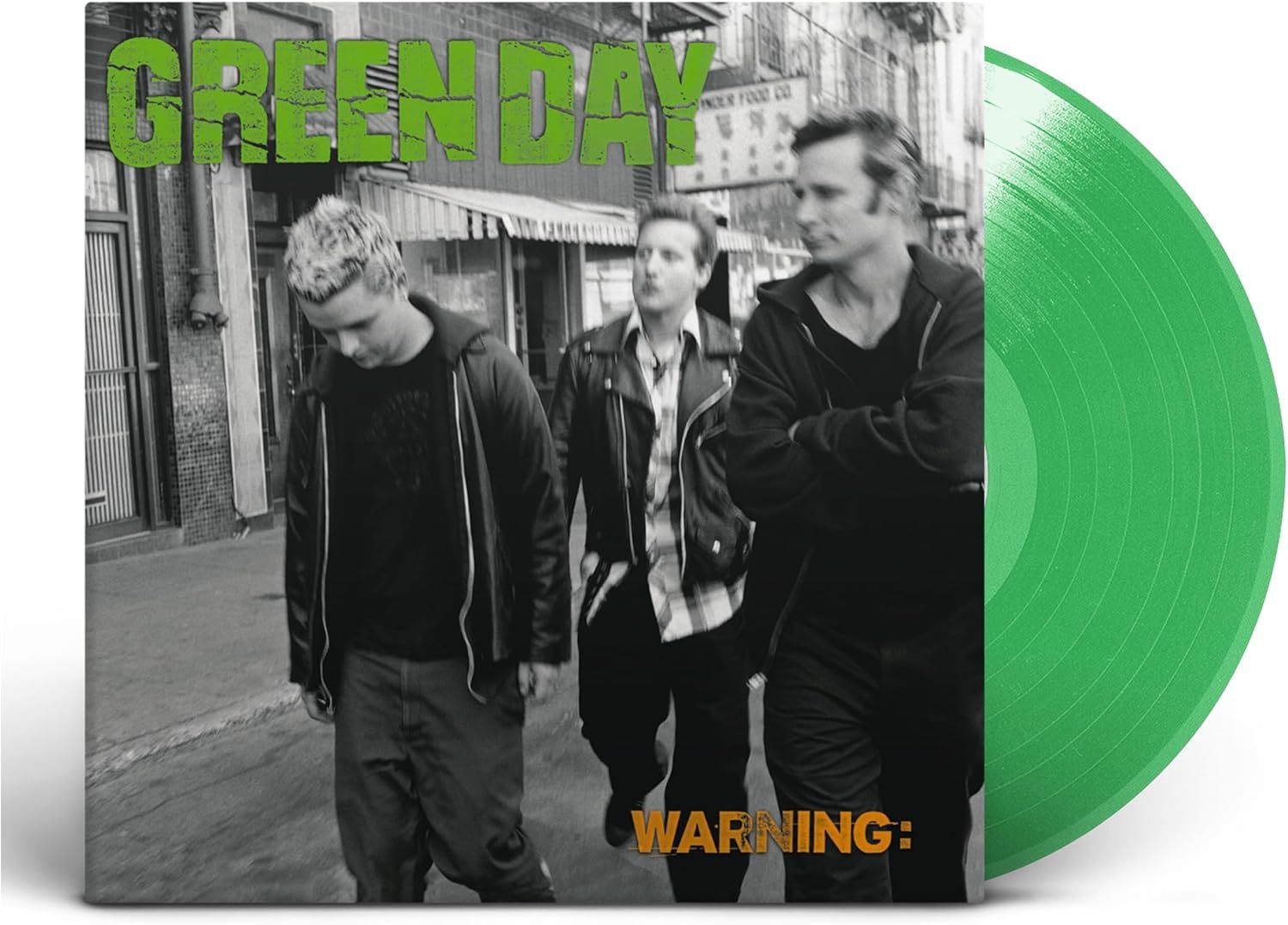 GREEN DAY Warning GREEN VINYL NEW &amp; SEALED