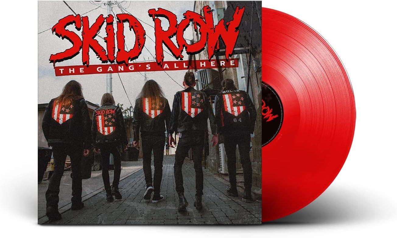 SKID ROW The Gang&#39;s All Here RED TRANSPARRENT VINYL NEW &amp; SEALED