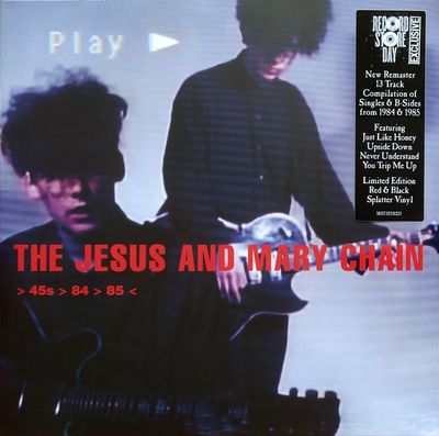 JESUS &amp; MARY CHAIN &gt; 45s &gt; 84 &gt; 85 &lt; Remastered, Red &amp; Black Splatter RSD 2025 NEW &amp; SEALED
