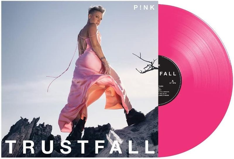 PINK Trustfall HOT PINK VINYL NEW &amp; SEALED