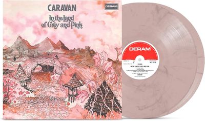 CARAVAN In The Land Of Grey and Pink 2LP PINK/GREY MARBLED VINYL EXPANDED EDITION NEW &amp; SEALED