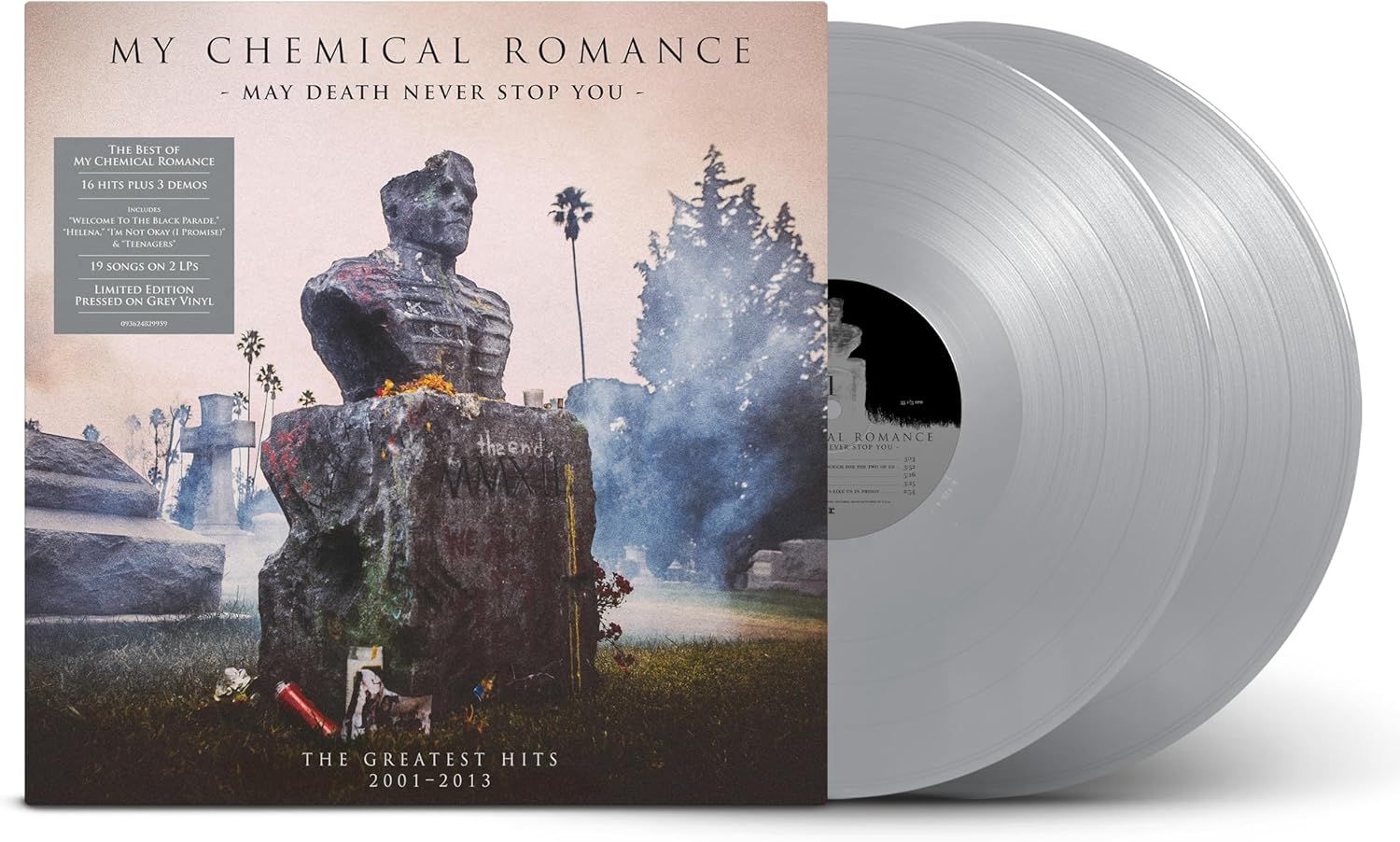 MY CHEMICAL ROMANCE May Death Never Stop You 2LP GREY VINYL NEW &amp; SEALED