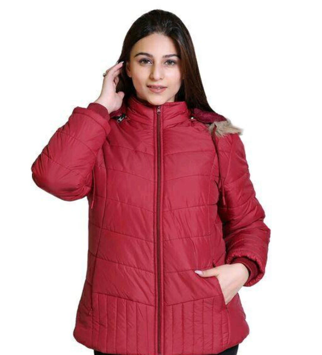 Women&#39;s trendy winter jacket
