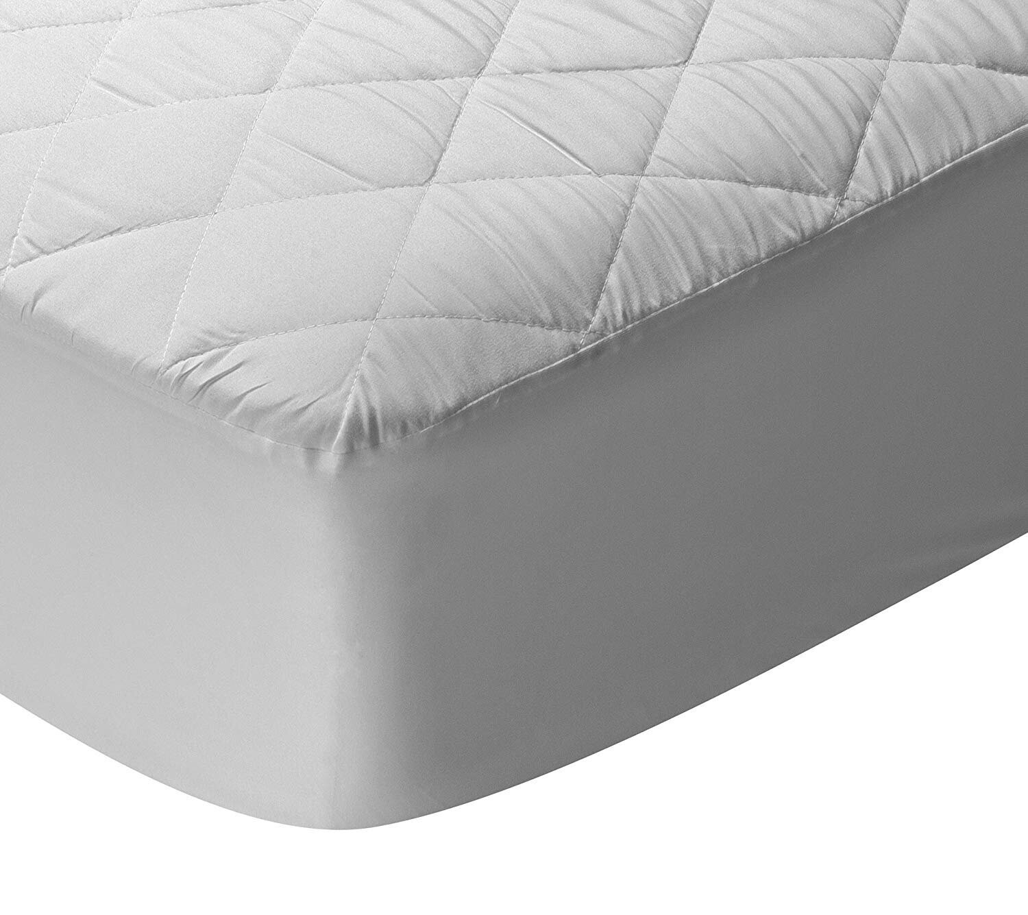 Protector de colchón acolchado reversible transpirable.
