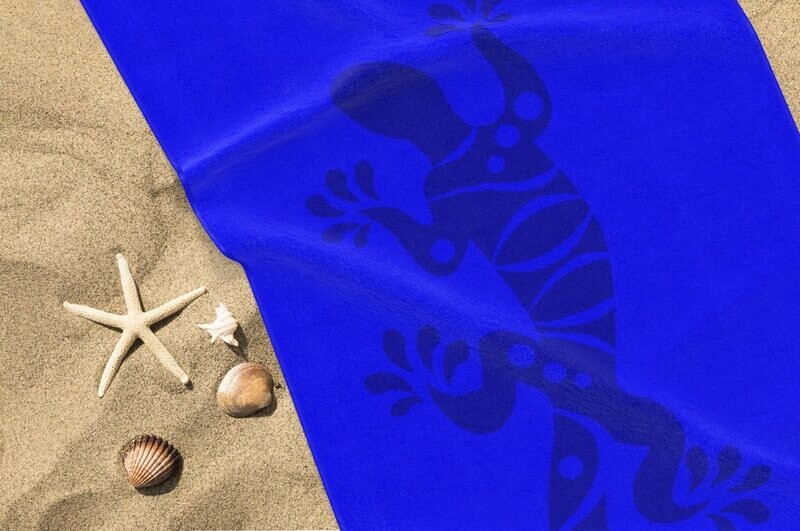 Toalla de Playa 100% algodón Egipcio de gran adsorción, Medidas 90_x_175 cm.