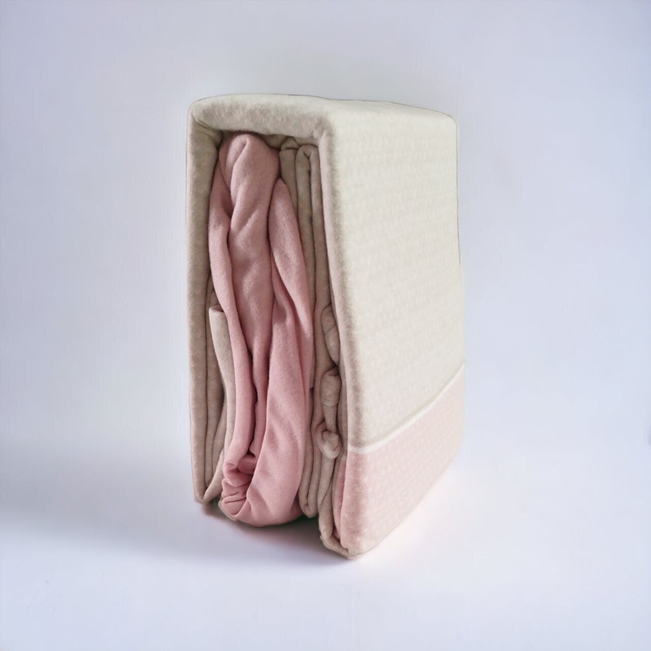 Sábanas Térmicas de Pirineo - Modelo Kelso Rosa- Gramaje de 110 gramos para Confort Invernal de Calidad Premium.