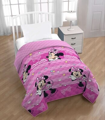 Colcha Minnie Mouse Glamour: &quot;Añade un toque de glamour con Minnie Mouse, esta colcha rosa - Envío Gratis en Mercatienda.es