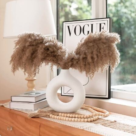 Minimalist White Ceramic Vase