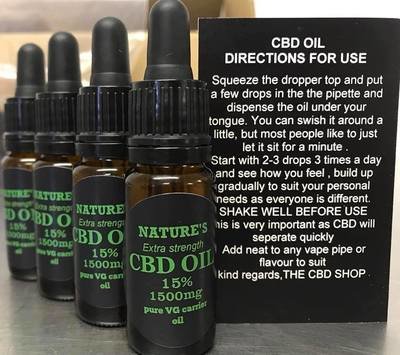 Nature's C-B-D oil 15% Extra Strong Nature's C-B-D oil 15% Extra Strong