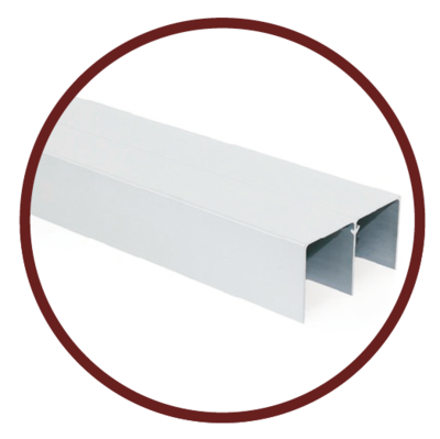 Rails pour placard