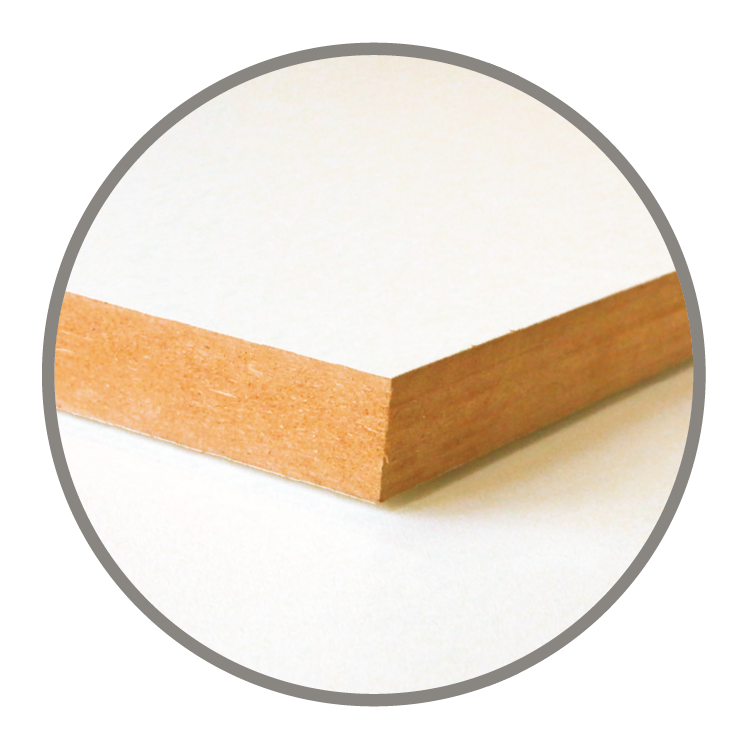 MDF blanc