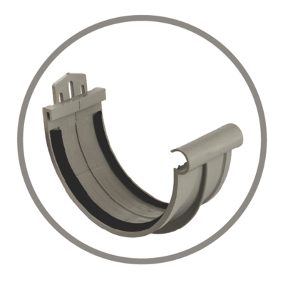 Jonction gouttière G33 PVC