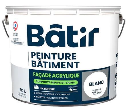 Peinture spéciale façade - blanc 10L