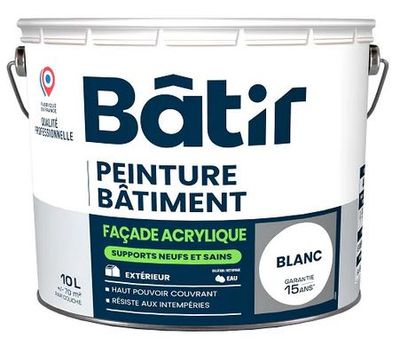 Peinture spéciale façade - blanc 10L