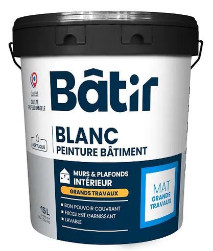 Peinture Mat - blanc 15L