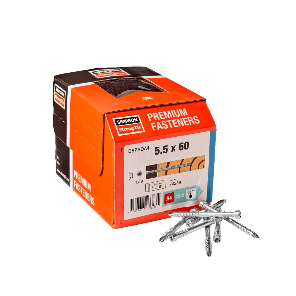 Vis inox spéciale terrasse