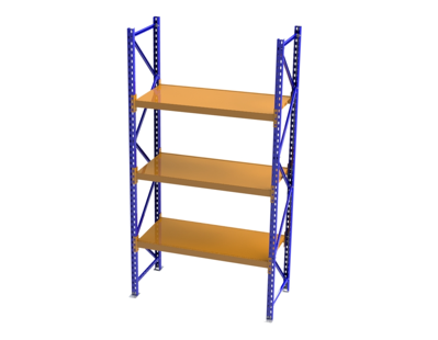 STARTER UNIT 8FT H X 2 FT D X 4 FT W - 3 SHELVES