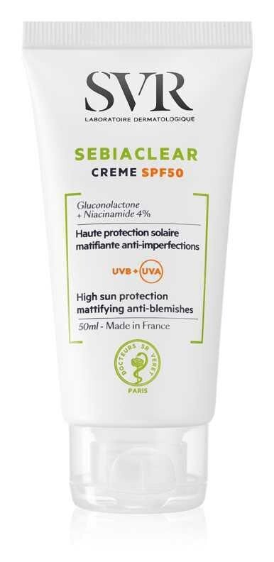 Svr Sebiaclear Sun BlockSPF 50 for Oily and Acne-Prone Skin - SVR
