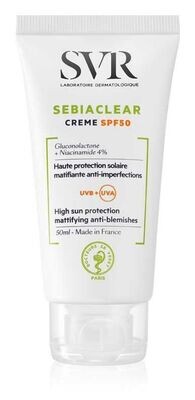 Svr Sebiaclear Sun BlockSPF 50 for Oily and Acne-Prone Skin - SVR