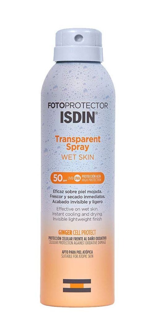 ISDIN Transparent Spray Wet Skin SPF50+ 250ml