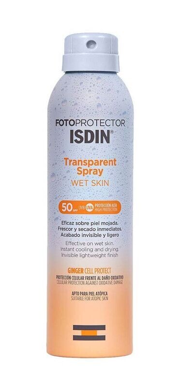 ISDIN Transparent Spray Wet Skin SPF50+ 250ml