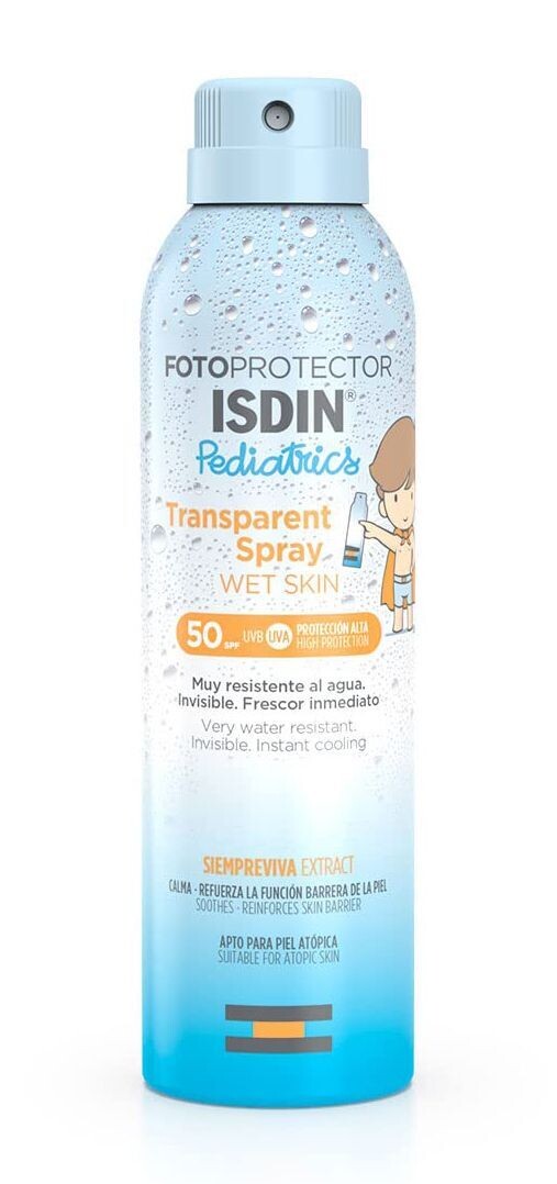 ISDIN Transparent Spray Pediatrics Wet Skin SPF50+ 250ml