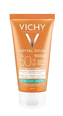 Capital Soleil BB Anti Shine Tinted Sunscreen for Combination to Oily Skin SPF 50+ 50ml