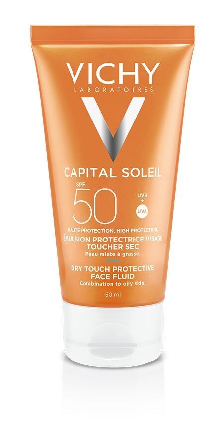 Capital Soleil Dry Touch Anti Shine Sunscreen for Combination to Oily Skin SPF50 50ml