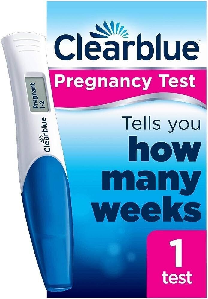 CLEAR BLUE اختبار الحمل يخبرك بعدد الاسابيع